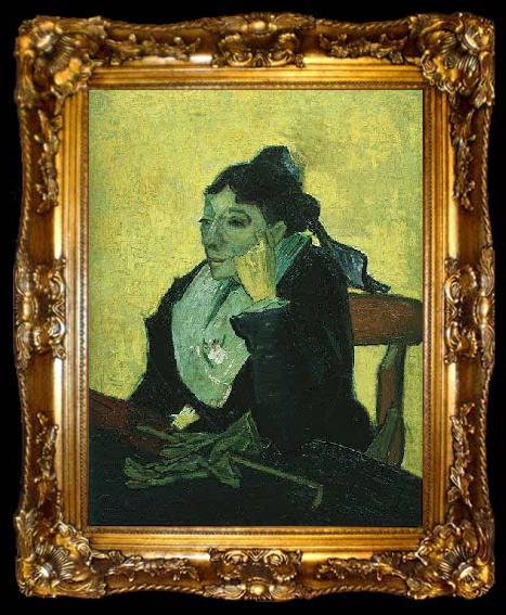 framed  Vincent Van Gogh L Arlesienne, ta009-2